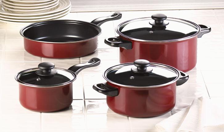 Burgundy Nonstick Cookware - FREE SHIPPING!