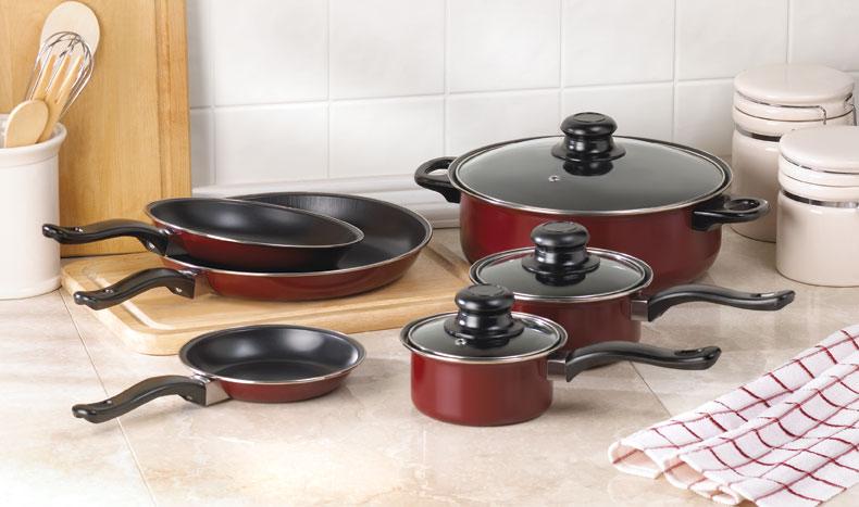 9 Pc. Cookware Set - FREE SHIPPING!
